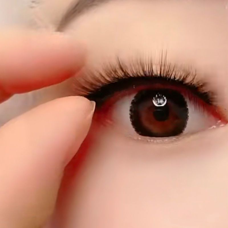 自然款三对装(送镊子+双眼皮贴) 假睫毛自然自粘免胶水自然仿真假睫毛嫁接眼睫毛防水防汗