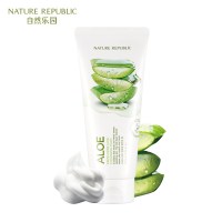 Nature Republic自然乐园清新草本芦荟洗面奶深透清洁温和舒适洁面乳170ml