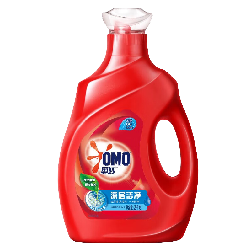 奥妙2kg深层洁净洗衣液