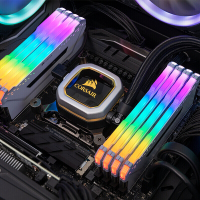 美商海盗船CMW16G DDR4 3600 8G*2 套装台式机内存条RGB灯条内存