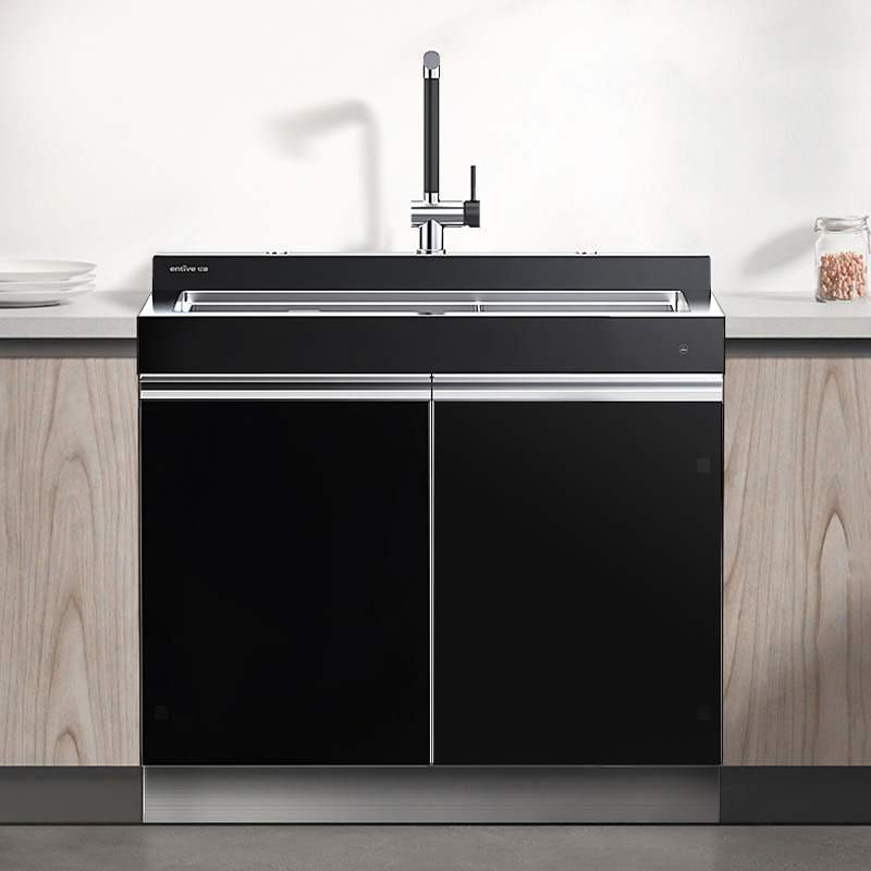 96L大容量◆亿田DE91集成水槽洗涤烘干 家用一体式厨灶台官方旗舰高清大图