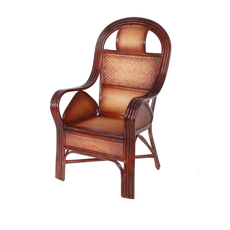 办公藤椅闪电客座椅太师椅老板椅老人休闲高靠背藤编椅子单人真腾椅