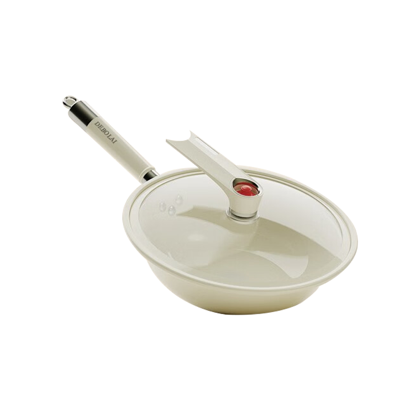 德博莱白玉瓷微压炒锅DBL-BK001 32cm