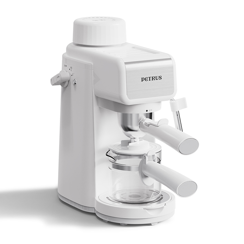 柏翠 入门级意式压力咖啡机 PE2160WH 白色(单位:件)