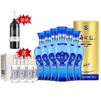 洋河(YangHe)42度海之蓝蓝色经典洋河浓香型白酒整箱520ml*6瓶装 旗舰版