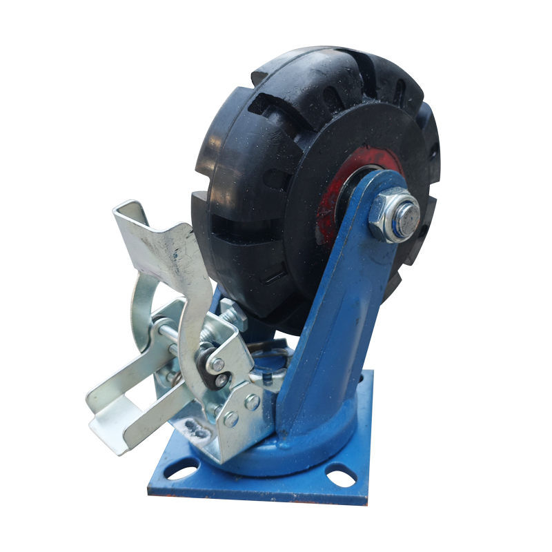 嘉禾宜茂 万向轮 重型橡胶带刹车8寸 个高清大图