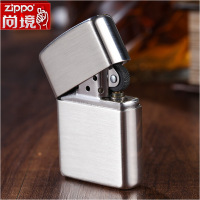原装ZIPPO打火机 纯银拉丝 盔甲沙子27号 zippo专柜正品 正版zp