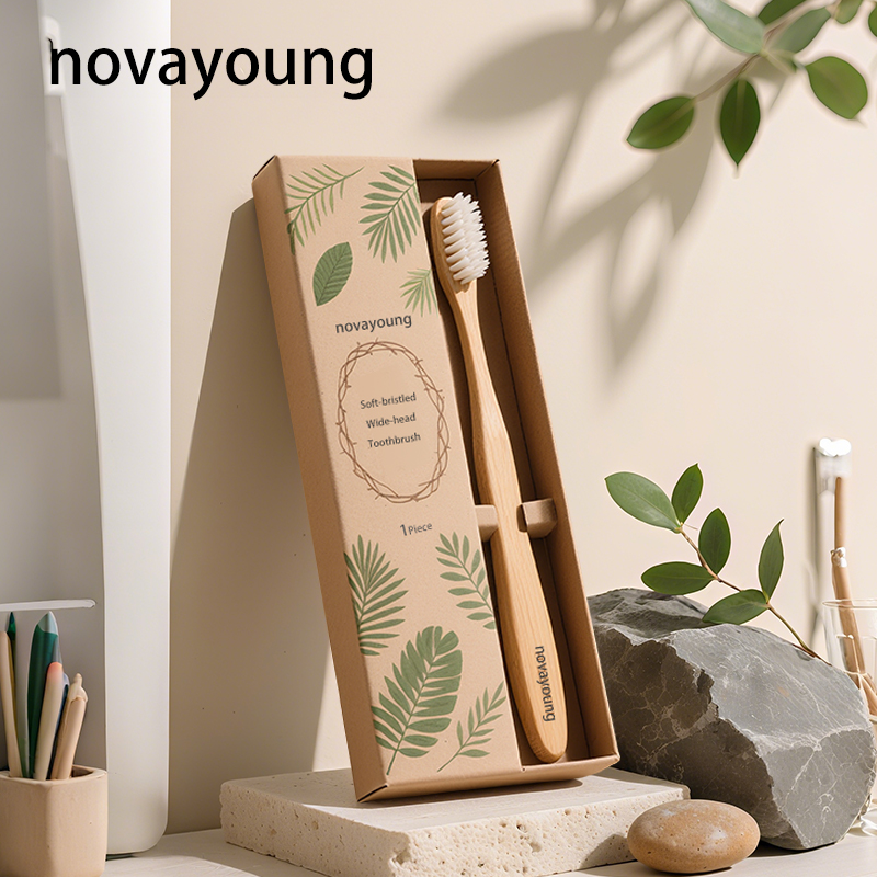 novayoungN1021纤柔软毛宽头牙刷1支装高清大图