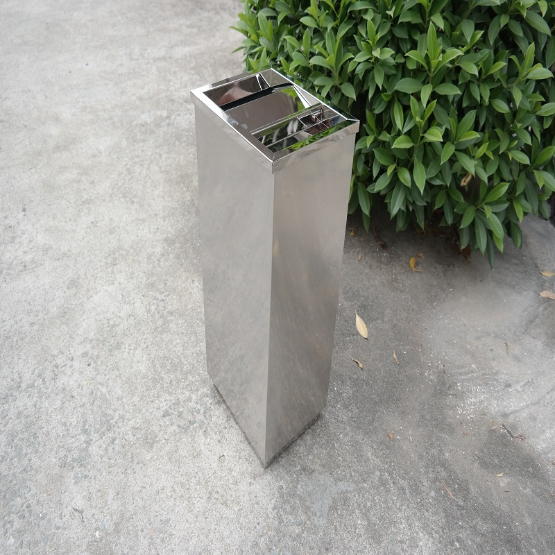 鑫缇乐 不锈钢分类垃圾桶 机场地铁高铁站专用果皮箱 可定制L300*W240*H610mm