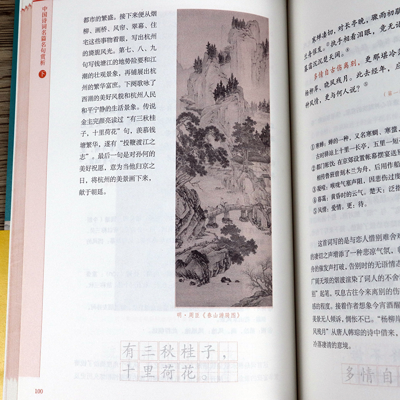 [正版]2册 中国诗词名篇名句赏析上下册 李定广选编评注中国诗词大会经典名篇鉴赏精讲中华历代诗词名句鉴赏辞典千古名句书高清大图