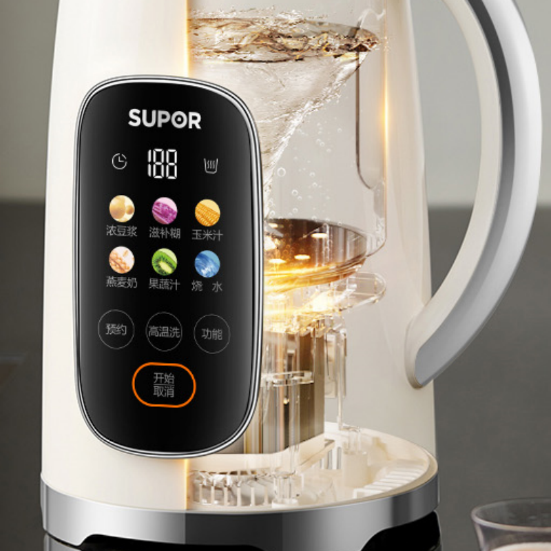 苏泊尔多功能破壁豆浆机 DJ12B-P91 一键操作免清洗高效研磨设计高清大图