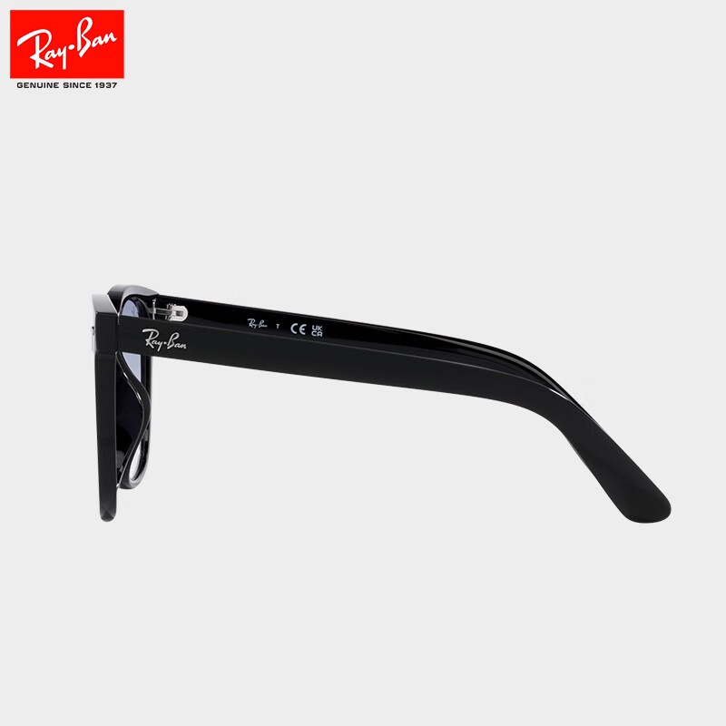 雷朋（RayBan）成毅同款雷朋新品太阳镜黑超显脸小0RB4401D礼物送男友 渐变601/19黑色镜框 尺寸57高清大图