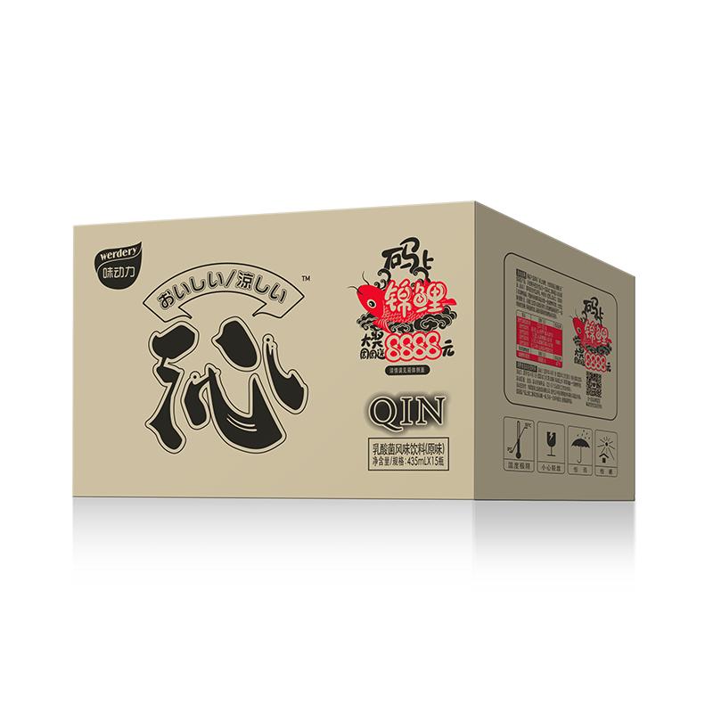 味动力(werdery)沁清爽乳酸菌风味饮品435ML*15