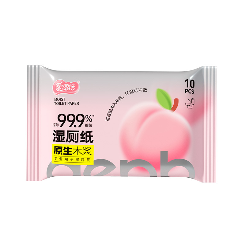 爱恩倍 湿厕巾10片启封装*10包