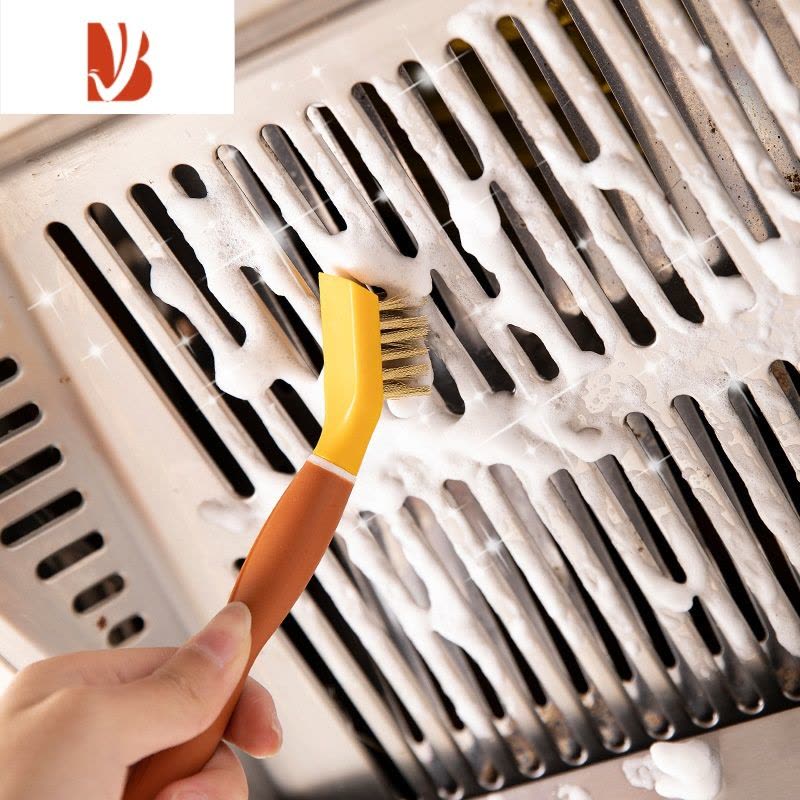 三维工匠厨房双头清洁铲加厚油烟铲煤气灶台面缝隙刷除污刀冰箱除霜铲刀图片