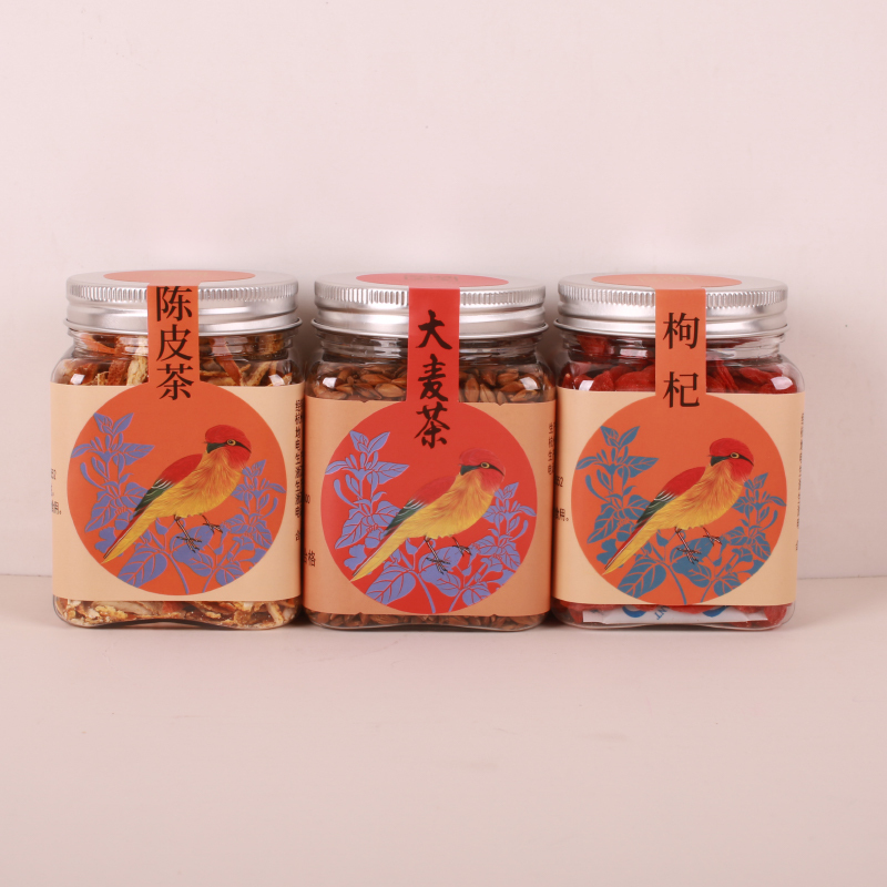 胡庆余堂花茶组合 枸杞大麦茶陈皮茶 自用花茶