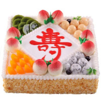 全国配送老人长辈祝寿生日蛋糕北京上海原平侯马霍州孝义汾阳天津济南青岛淄博枣庄东营济宁泰安烟台重庆蛋糕店同城速递12英寸