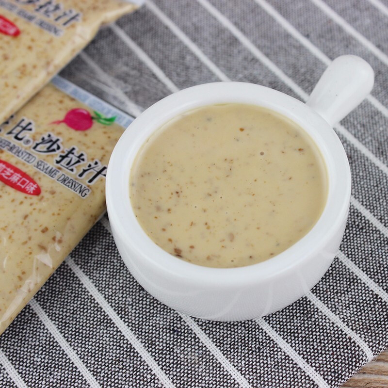 丘比kewpie沙拉汁焙煎芝麻25ml10袋芝麻酱水果拌蔬菜沙拉酱烤肉拌面