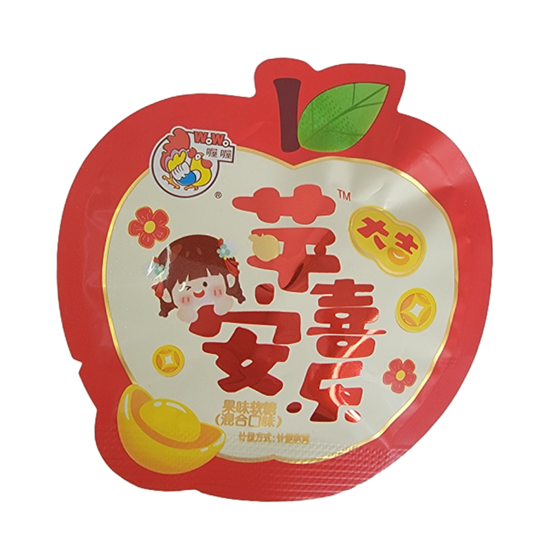 喔喔果味软糖散装250g混合口味婚庆结婚喜糖年货休闲零食品高清大图