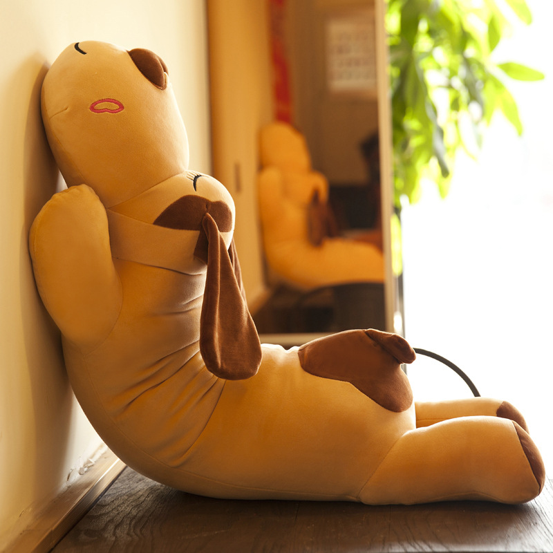 日本可爱玩偶狗狗公仔女生男孩生日礼物抱枕布娃娃毛绒玩具狗趴趴 及