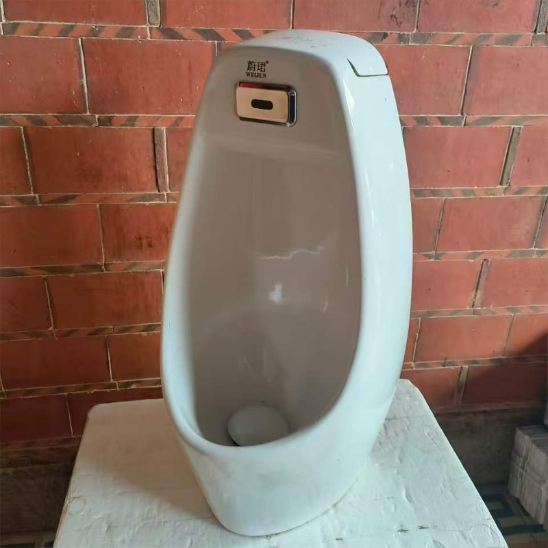 蔚珺高端陶瓷小便斗带感应器WJ-7982个高清大图
