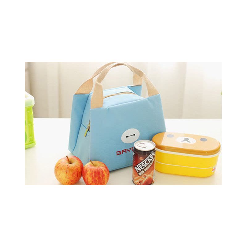 大白手提包带午餐便当包铝箔 时尚加厚保温饭盒袋大号保鲜奶瓶包帆布G1图片