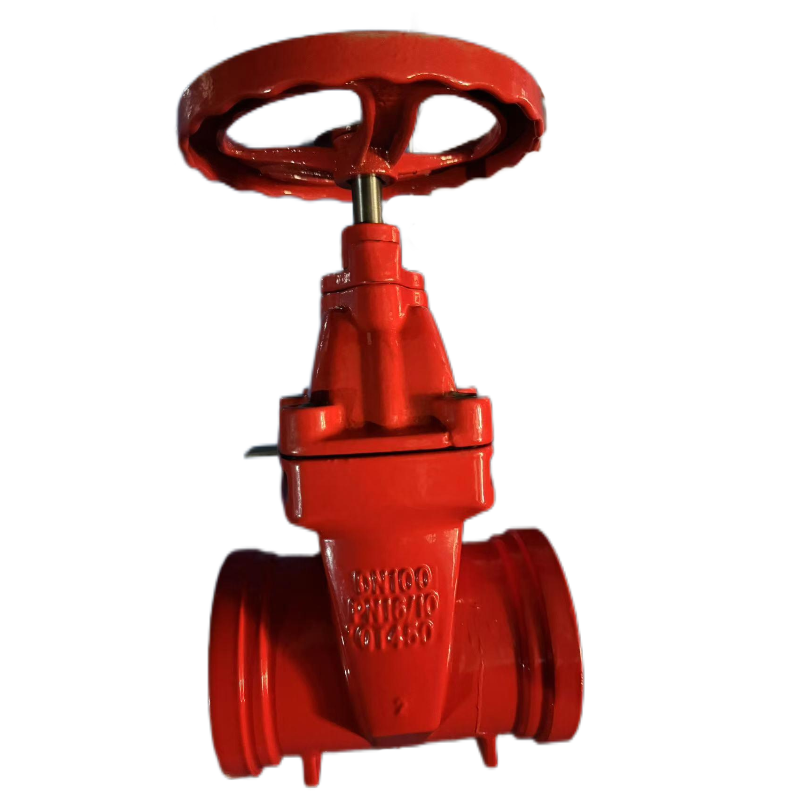 济俊 软密沟槽消防闸阀 ZSZF-100(G) DN100高清大图