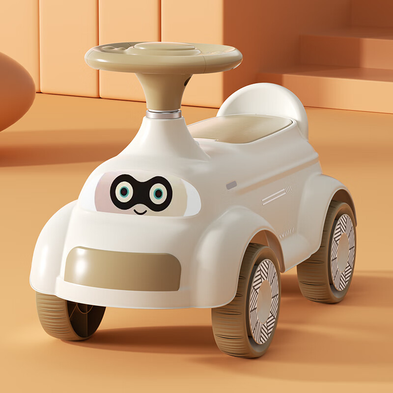 米迪象 儿童扭扭车防侧翻滑板车宝宝溜溜车拉带玩具车静音闪光轮滑滑 灯光音乐