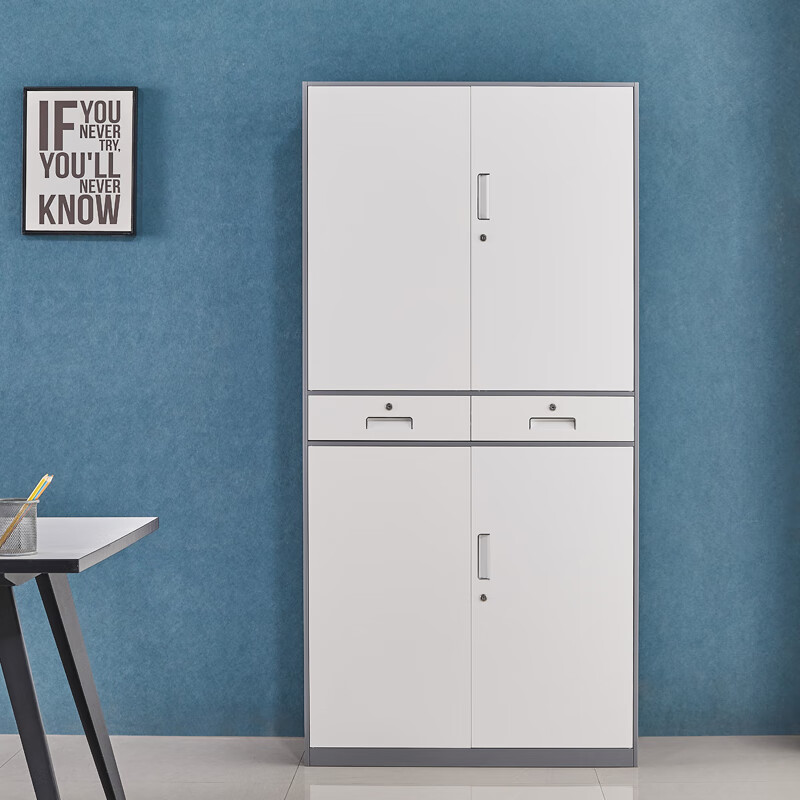 [企诺]文件柜 QNGA15FO-06LPA 900×400×1850mm 钢 台高清大图