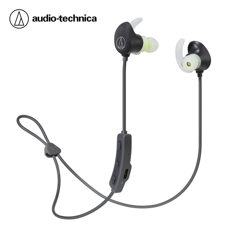 Audio Technica/铁三角 ATH-SPORT60BT 黑色 运动防水带麦蓝牙入耳耳机