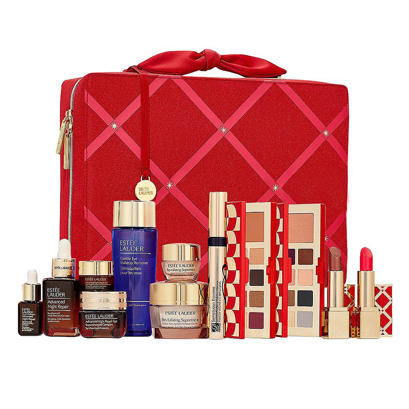 esteelauder雅诗兰黛新版小棕瓶圣诞大礼包13件套彩妆套装新款圣诞