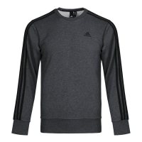 阿迪达斯(adidas)秋季新款男ESS 3S CREW FT 针织套头衫舒适透气CZ7354