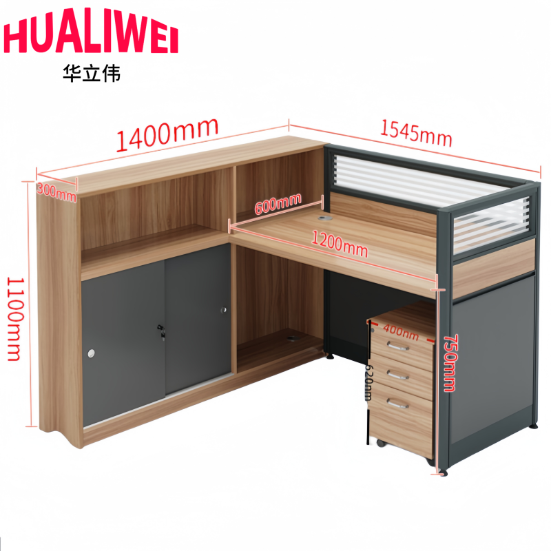 屏风办公桌5高清大图