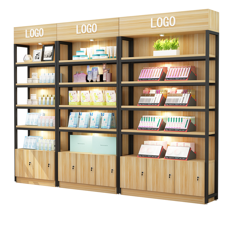 产品展示柜摆放台零食挂钩闪电客陈列柜母婴超市货架自由组合简约