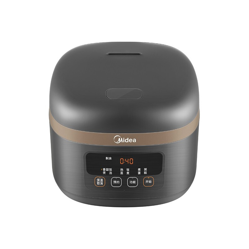 美的(Midea) 电饭煲 电饭锅大容量多功能智能预约金属机身家用电饭煲 MB-AFB4061R高清大图