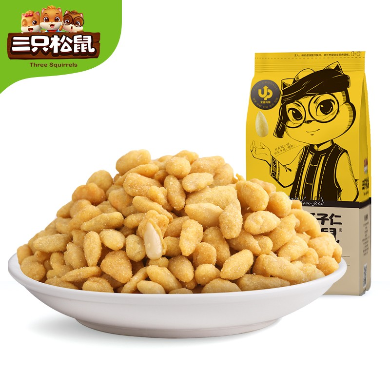 三只松鼠(threesquirrels) 蟹黄瓜子仁218g 单包装