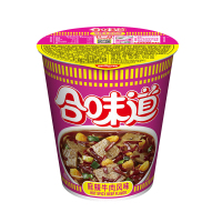 日清 合味道方便面 麻辣牛肉味 76g/杯 12杯整箱装 杯面速食方便面网红泡面桶面