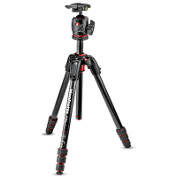 曼富图(MANFROTTO) MK190GOC4-BHX 190Go!M碳纤维四节三脚架球形云台套装