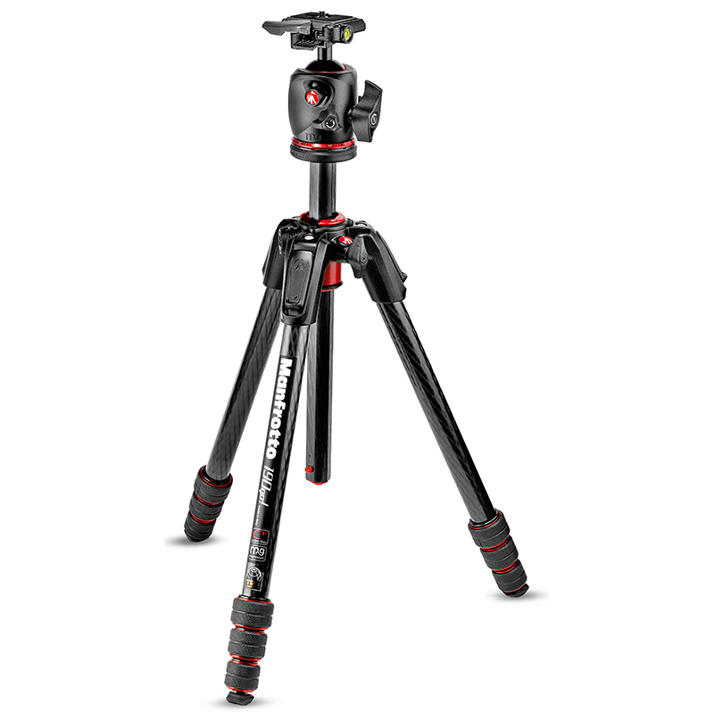 曼富图(MANFROTTO) MK190GOC4-BHX 190Go!M碳纤维四节三脚架球形云台套装