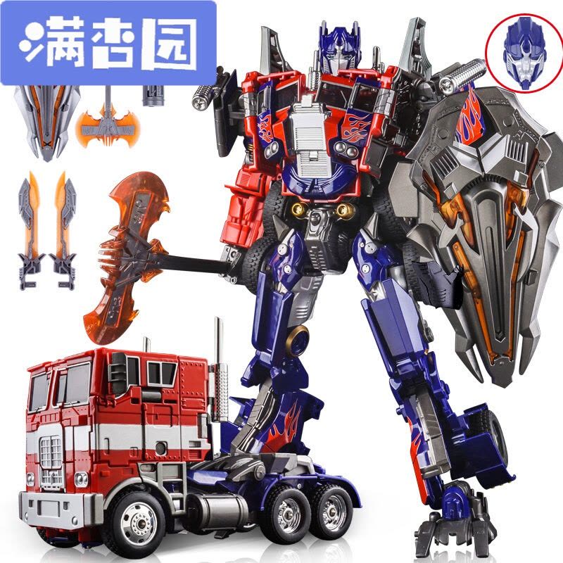 舒弗(LACHOUFFE)ss擎天柱变形玩具金刚5威震V天合金摸玩机器人擎天之柱变形玩具jky图片