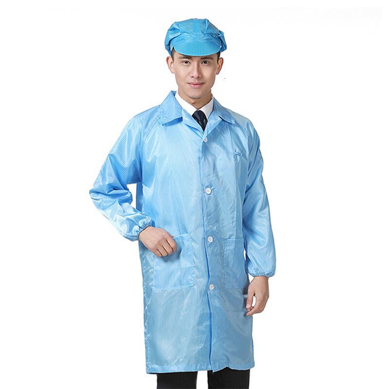 防静电工作服套装大褂防尘服夏季食品工厂车间科研实验室工装制服