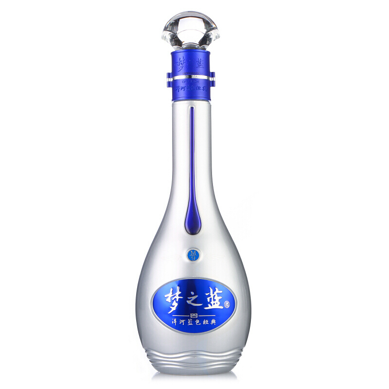 洋河蓝色经典 梦之蓝 M9 52度 礼盒装 500ml*2瓶 口感绵柔浓香型白酒