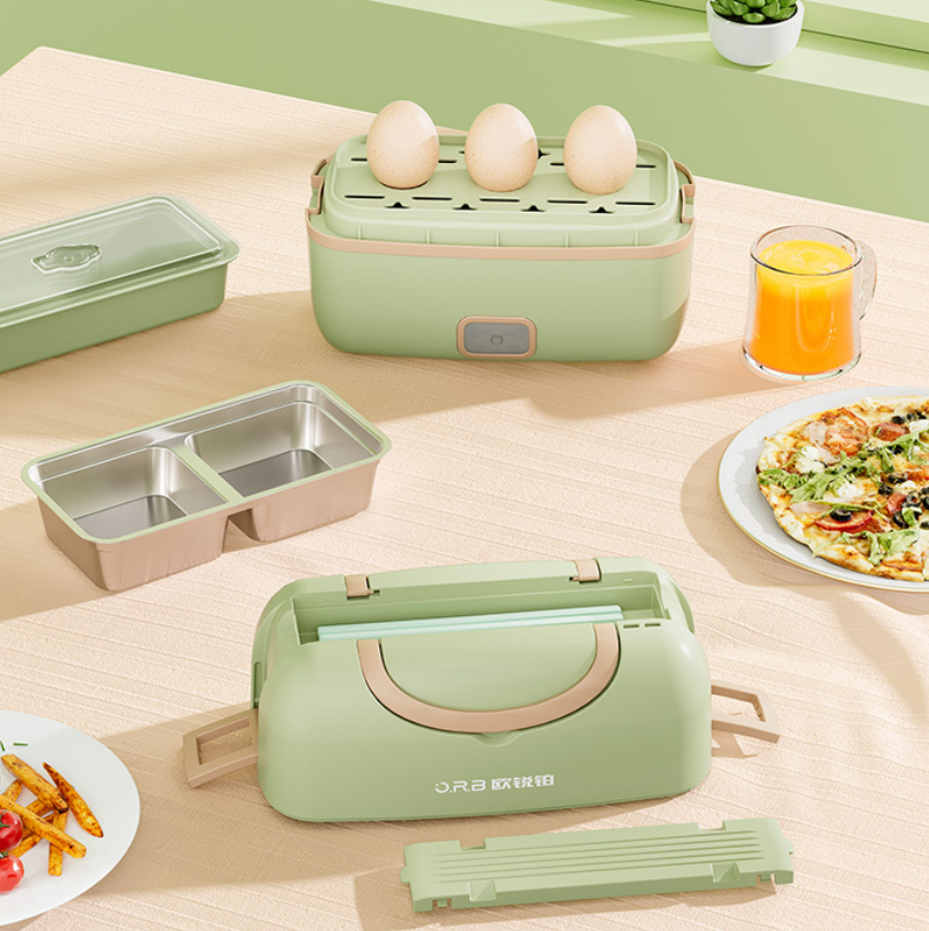 欧锐铂 鲜人一步-多 功能 电热饭盒 ORB-986高清大图