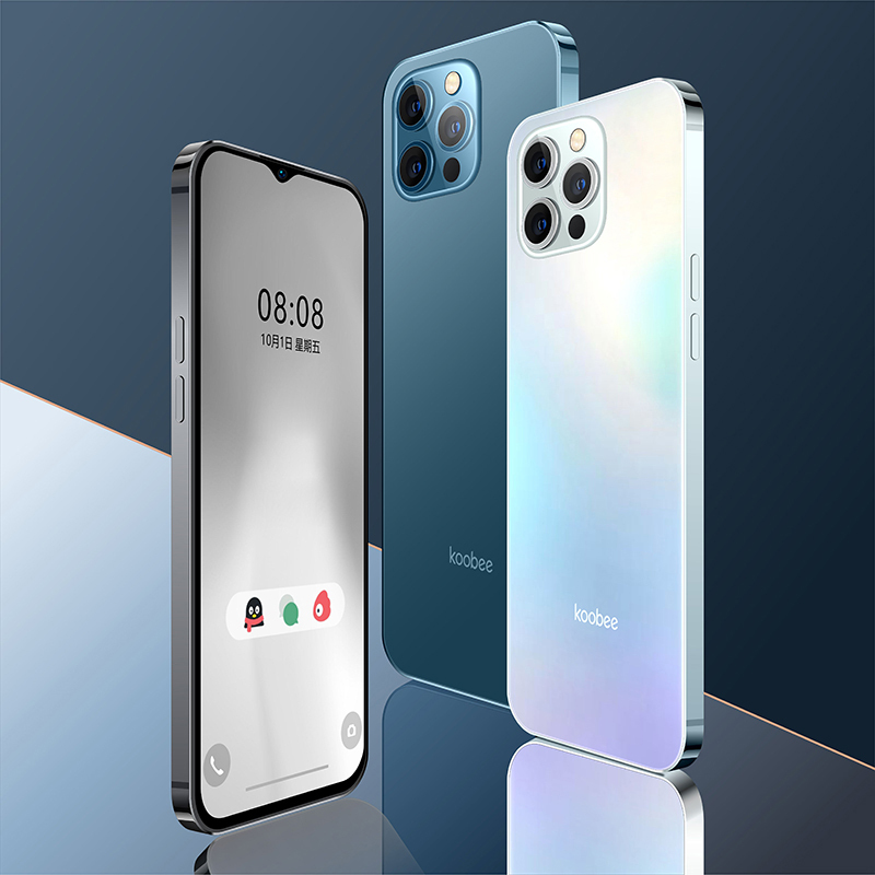 koobee/酷比P70 6GB+64GB 雾海蓝 大内存全面屏智能手机曲面千百元便宜超薄大屏4G游戏安卓学生价老年人手机