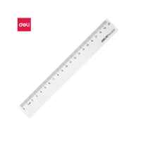 得力(deli)20cm直尺测量绘图尺子办公用品6220
