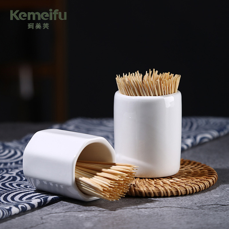 珂美芙 圆形牙签盅 无盖大号 个高清大图