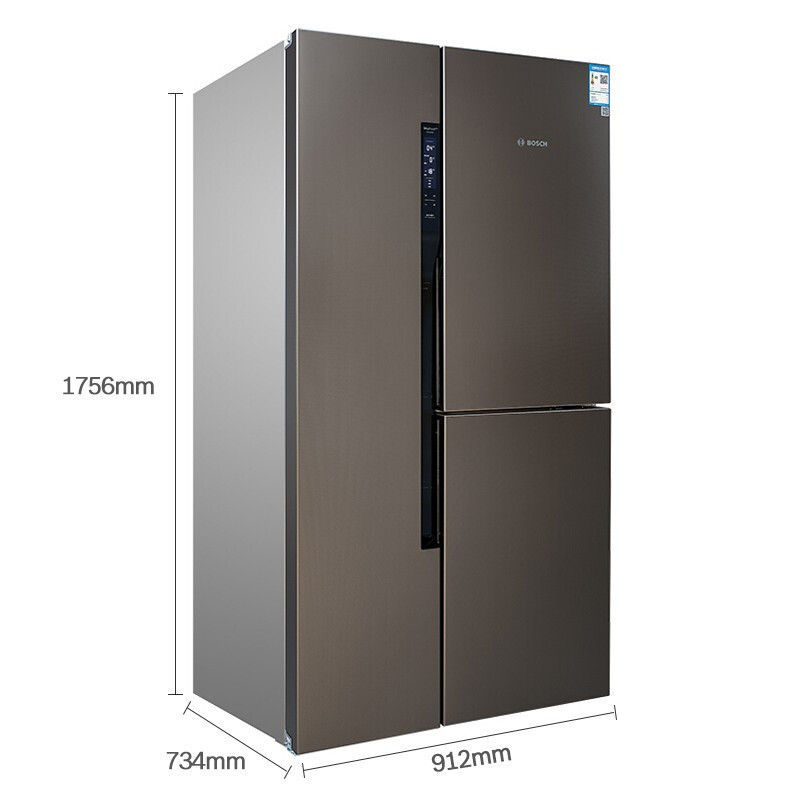 博世(BOSCH) 569升 混冷无霜对开三门家用对开门冰箱 维他保鲜 KAF96A46TI