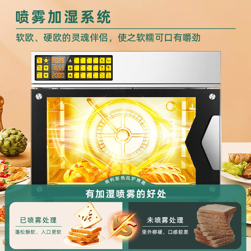 埃利斯(AILISI)商用烤箱 大型烘焙烤箱商用电烤箱热风炉烤箱烘焙店蛋糕店专用SL-RFS-120S