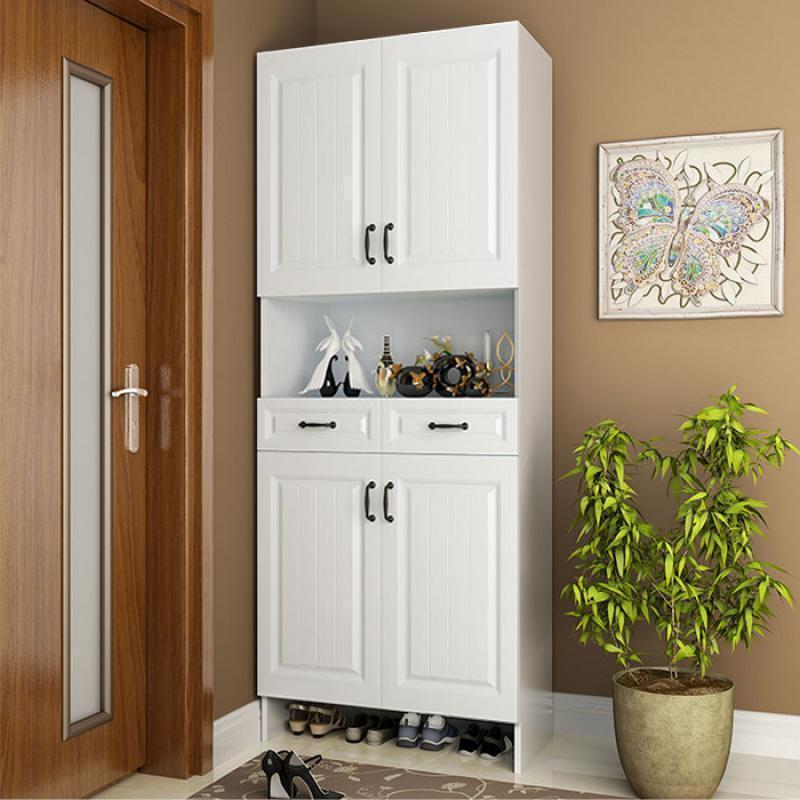 森美人入户进整体鞋柜玄关柜大容量一体厅柜隔断柜家用口定制到顶 款九：100宽205高37深支持定制组装