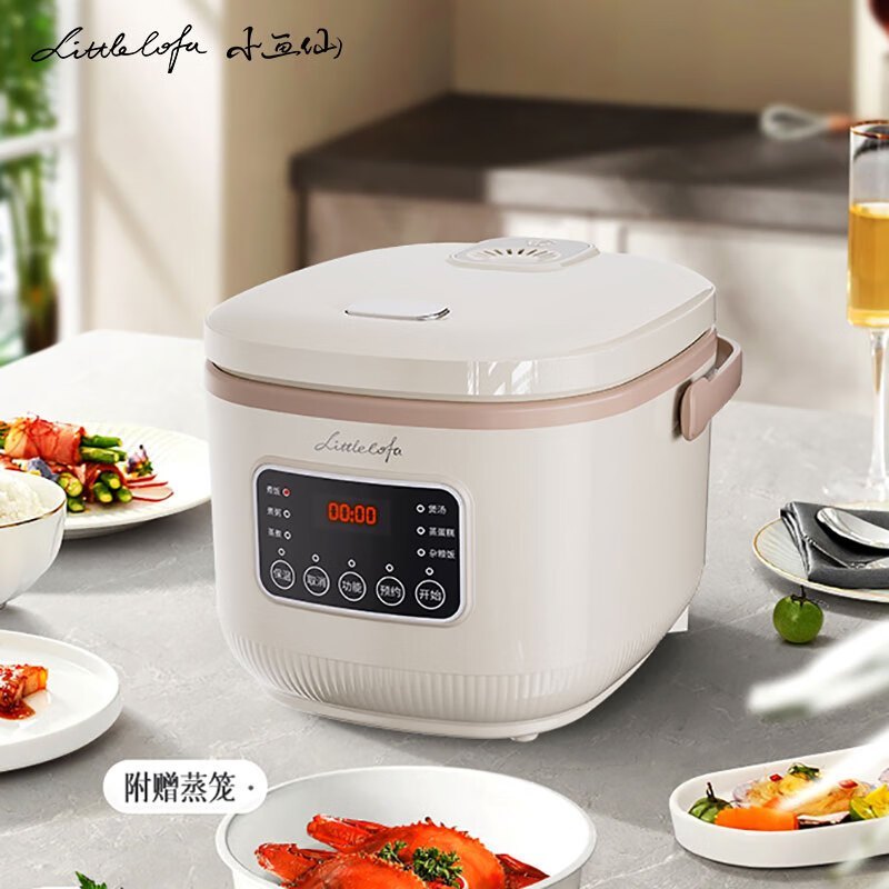 小画仙 家用电饭煲2-6人家用24小时智能预约柴火饭4L大容量电脑款 LDFB-4069E